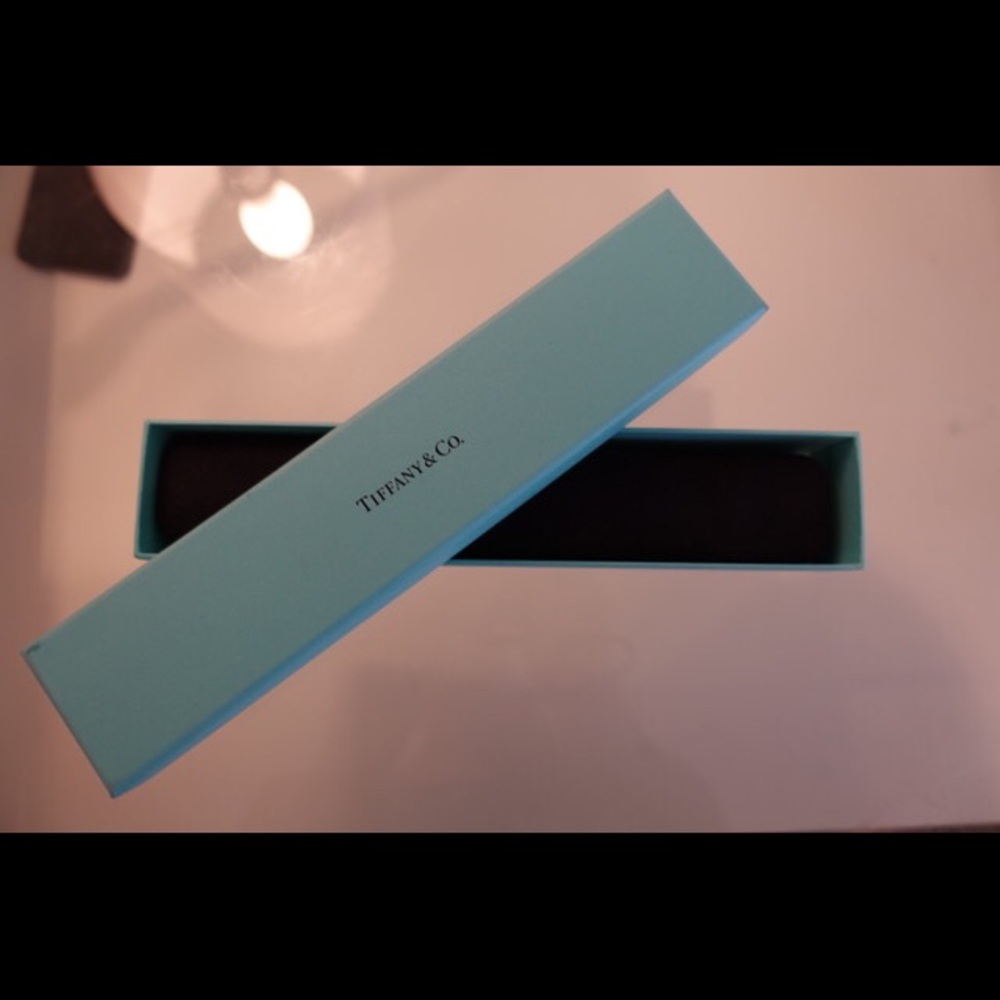 Authentic Tiffany & Co Long Blue Box Necklace